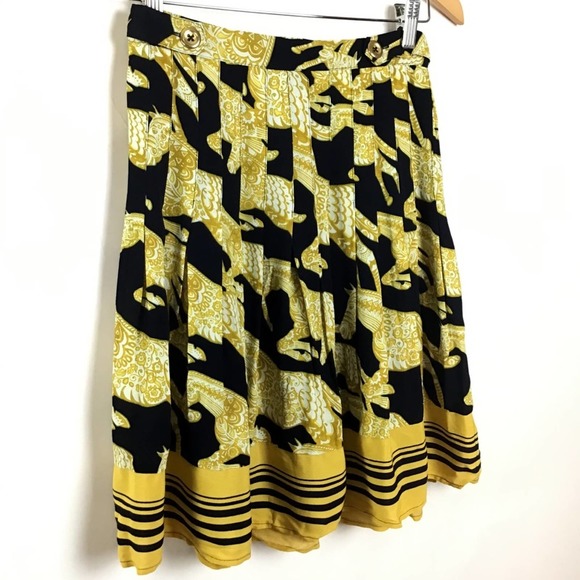 Anthropologie Maeve Jade horse A-Line Skirt - Picture 6 of 9